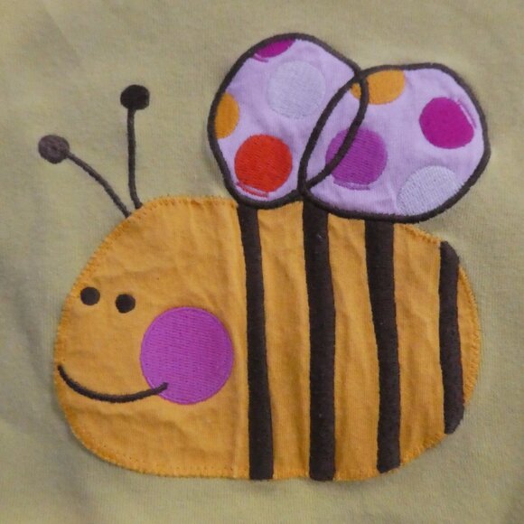 BABY GAP - Toddler | 2 years | Bright Lime Green Long Sleeve Shirt | Bee Front - Picture 3 of 16